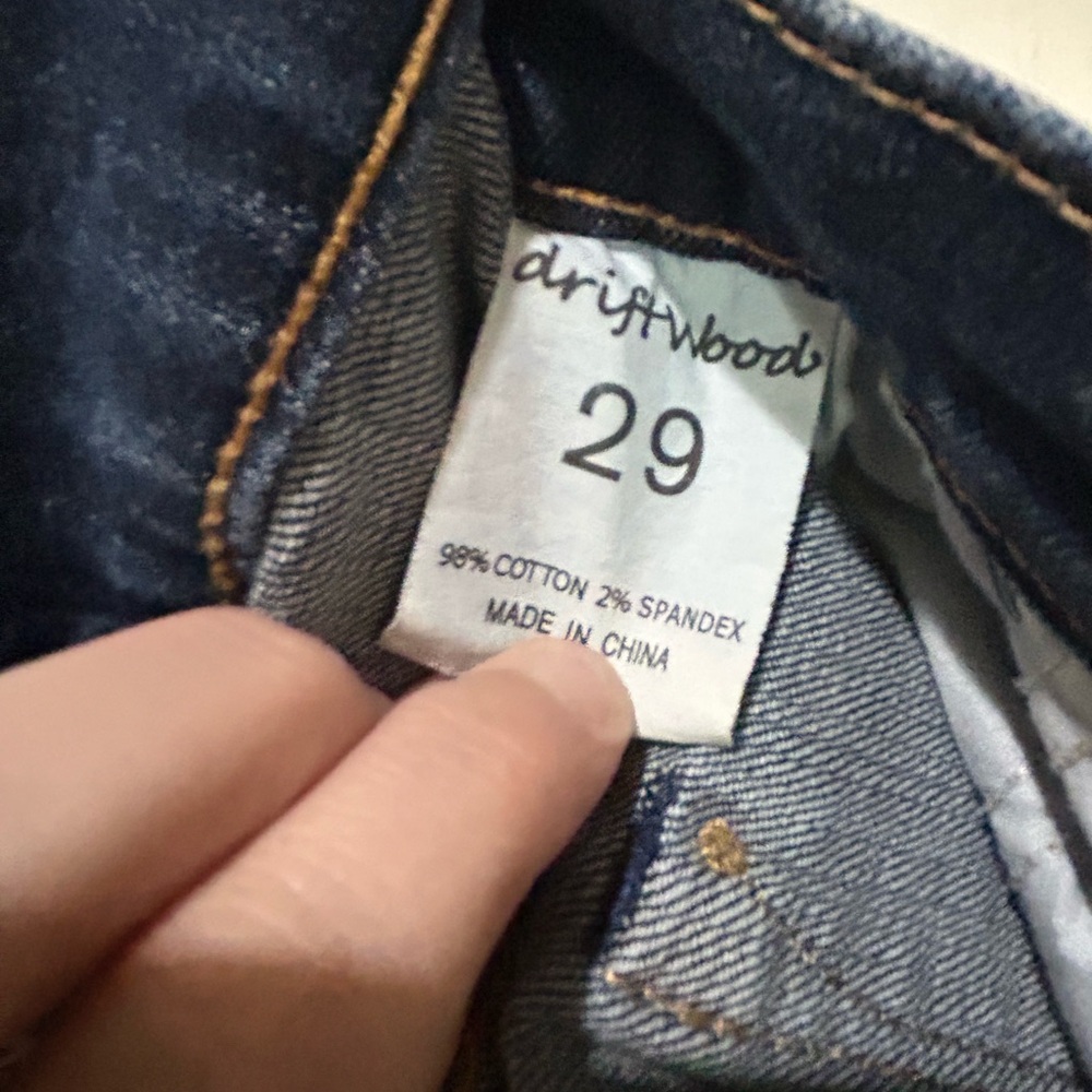 Driftwood Marilyn Women's Classic Fit Skinny Denim Jeans Size 29 - Picture 6 of 6